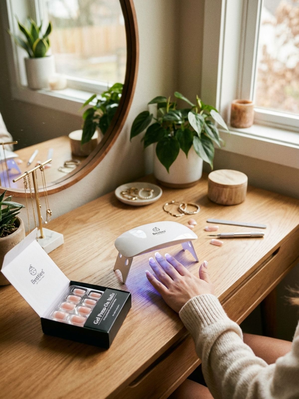 applying beetles gel press on nails Best Press-On Nails for Minimal Look - Soft gel tips offer a durable, salon-like finish that lasts for weeks.