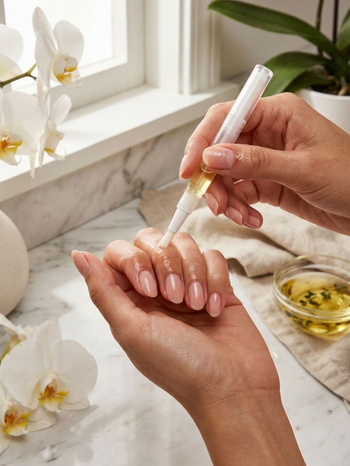 How Often Should You Wear Press-On Nails - Daily hydration with jojoba oil keeps the adhesive flexible and prevents the press-on nails from popping off.