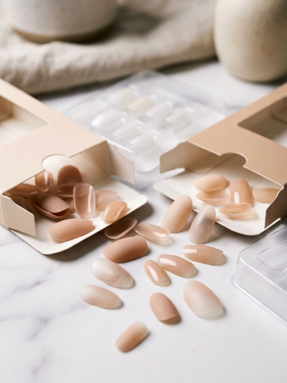 Best Nude Press-On Nails on Amazon - The modern press-on manicure offers translucency and flexibility previously found only in salons.