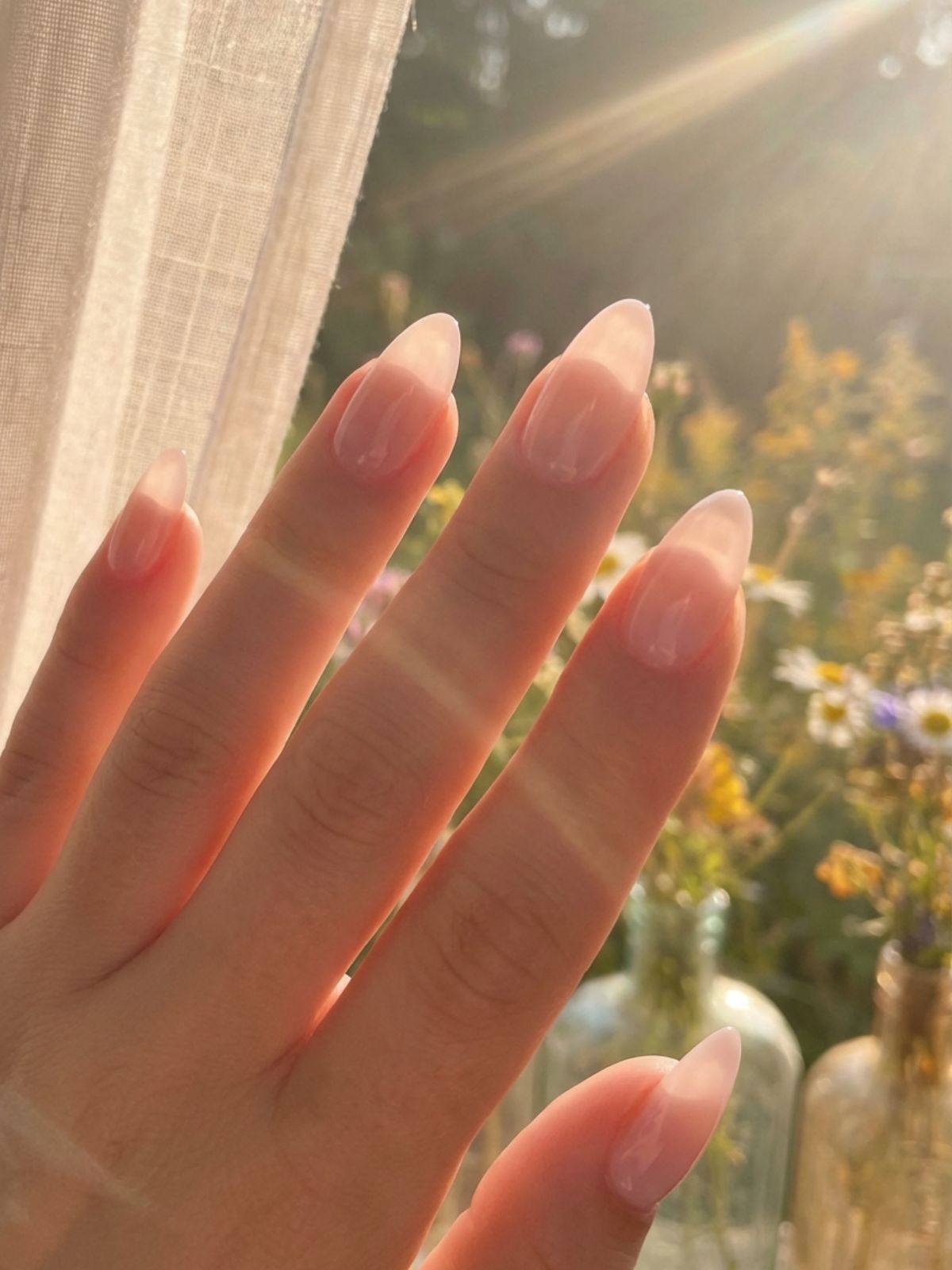 Best Short Press-On Nails That Look Real - Semi-transparent finishes mimic the look of natural healthy nails.