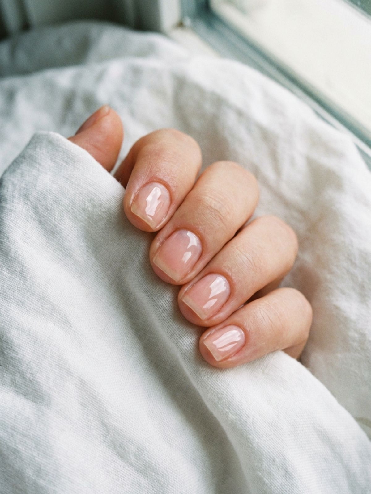 Minimal Nails That Look Like Gel - Healthy, glossy nails are the foundation of the clean girl aesthetic.