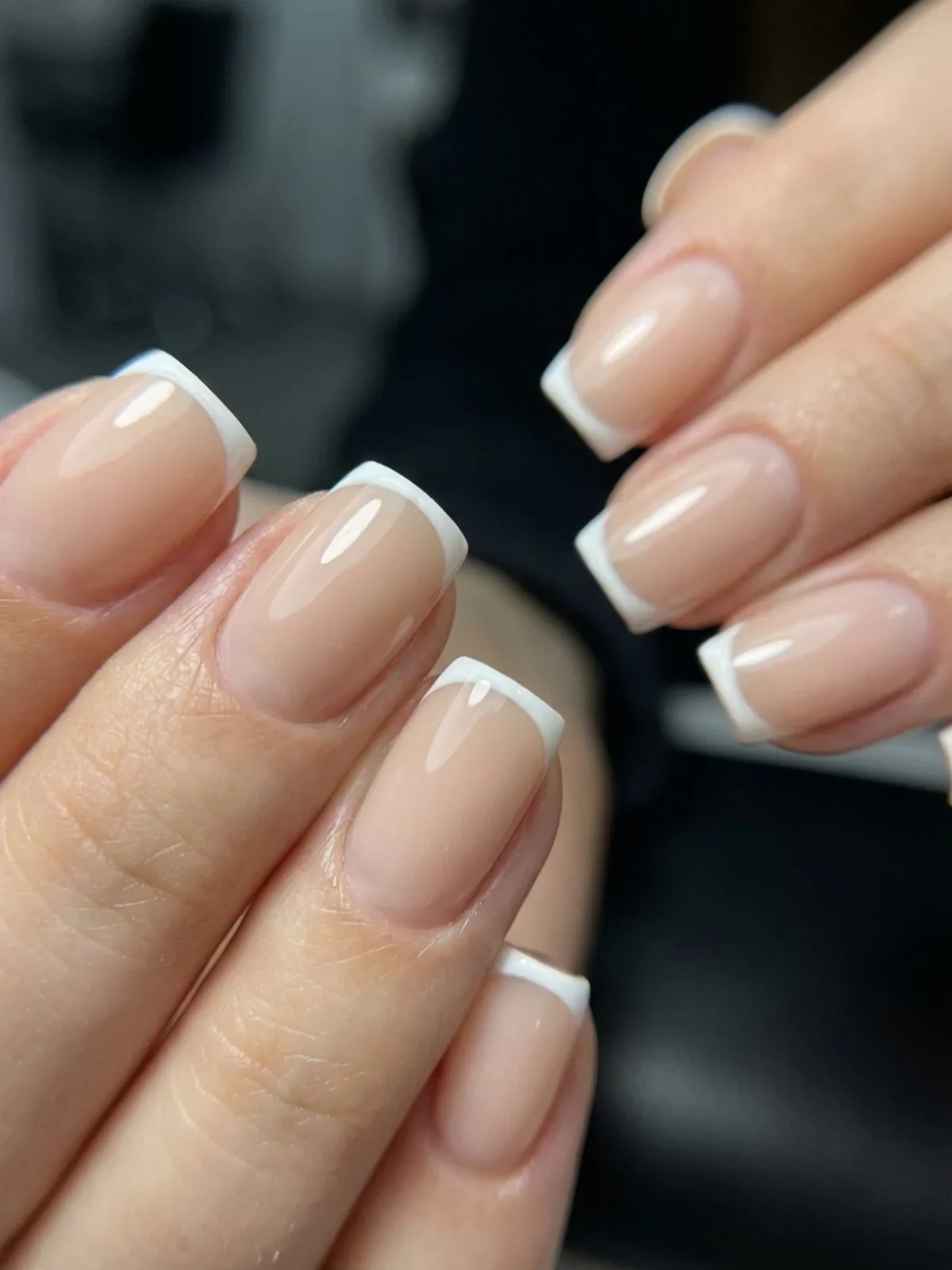 Clean Girl Nail Aesthetic Ideas - The micro French tip is a subtle, modern take on the classic clean girl nail aesthetic.