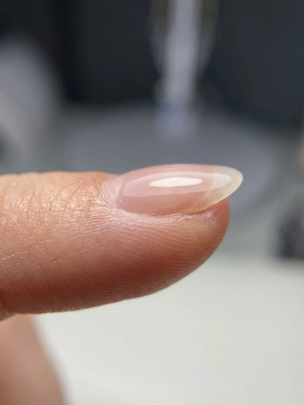 Clean Girl Nail Aesthetic Ideas - Structured gel overlays provide strength and shape while keeping the look natural.