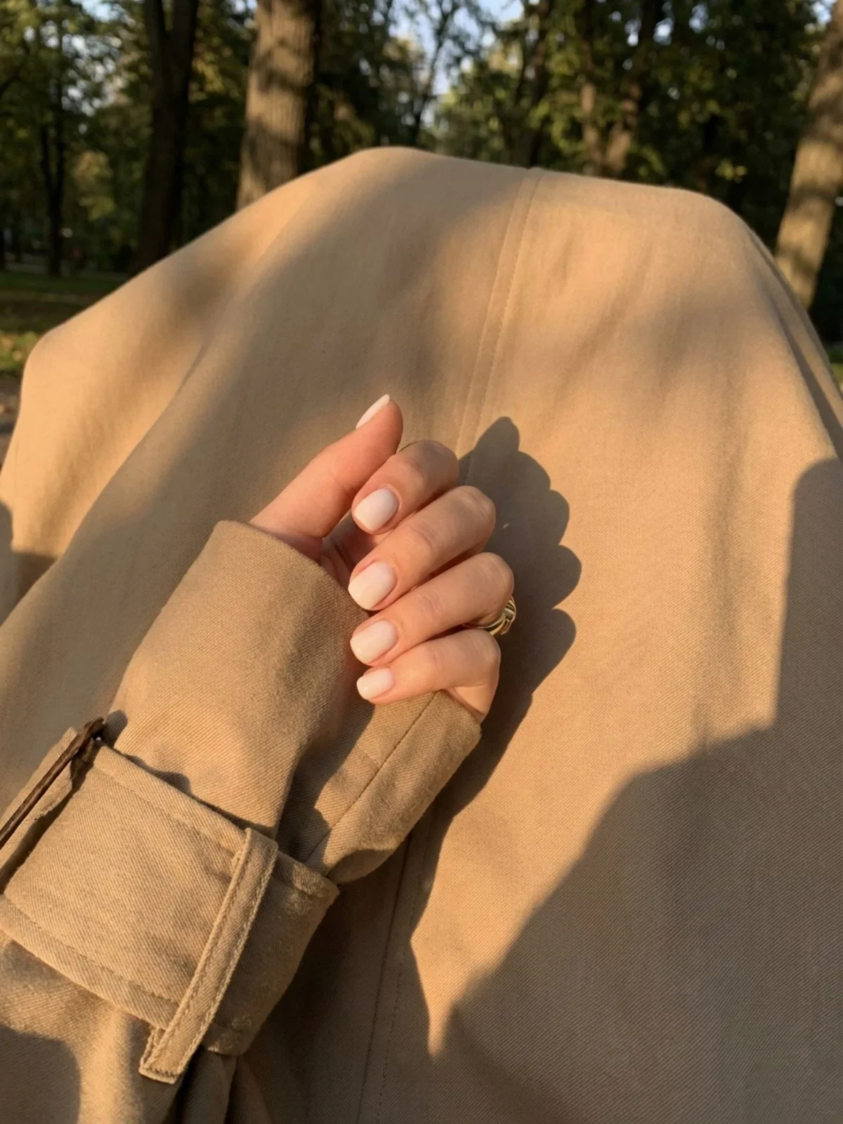 Clean Girl Nail Aesthetic Ideas - Milky white nails are a versatile choice that complements any outfit.