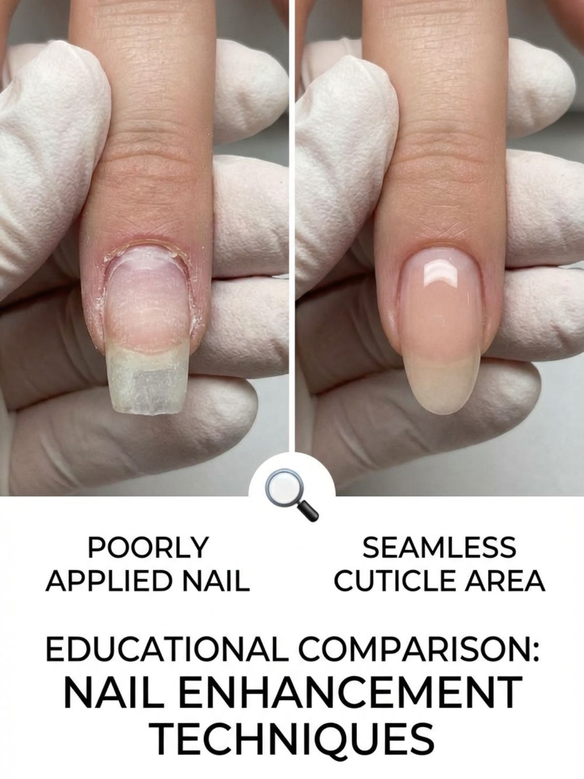 How to Apply Press-On Nails Perfectly - A seamless transition at the cuticle line is the difference between a 'fake' look and a professional finish.