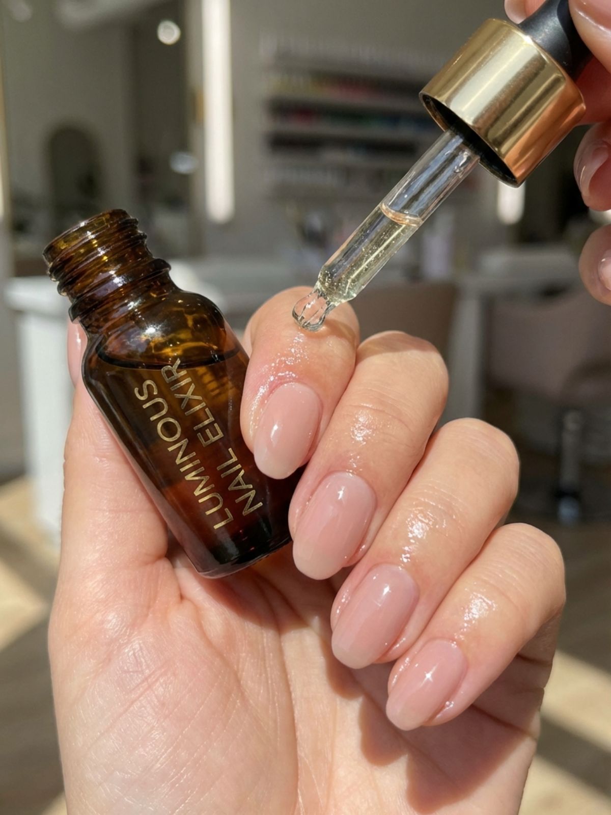 How to Apply Press-On Nails Perfectly - Daily hydration with cuticle oil keeps the surrounding skin soft and the manicure looking fresh.