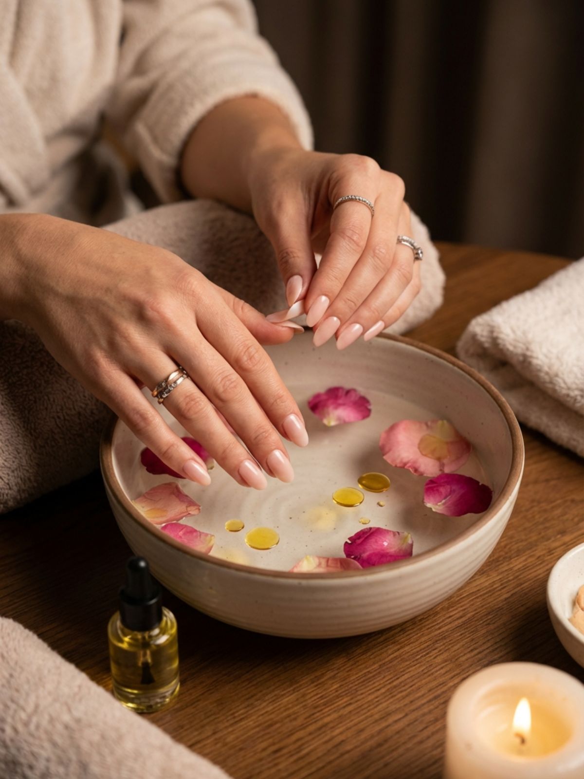 Press-On Nails Care Tips - Patience during removal preserves your natural nail health for the next set.
