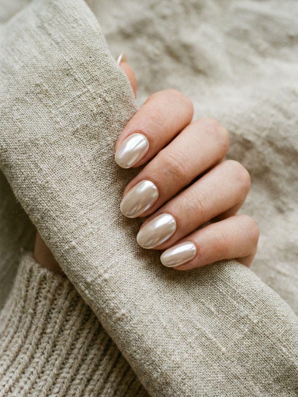 Press-On Nails That Don&rsquo;t Damage Nails - Chrome and glazed finishes add a modern, editorial twist to the classic nude nail.