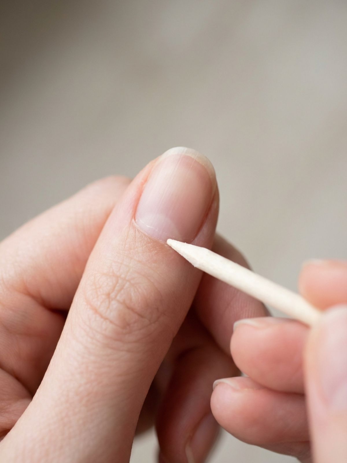 Press-On Nails That Last 7 Days - Proper cuticle prep is the secret to making your press-ons last for two weeks.