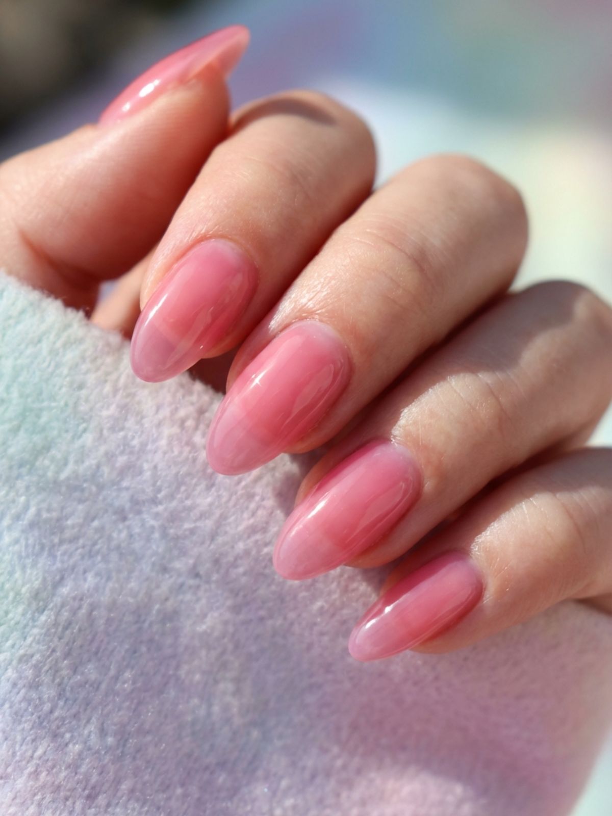 Minimal Nails That Look Like Gel - Lip gloss nails offer a juicy, jelly-like finish that is super trendy.