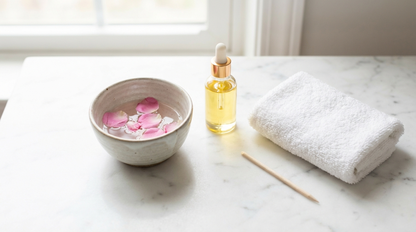 How to Remove Press-On Nails Safely - A proper removal setup transforms a chore into a self-care ritual.