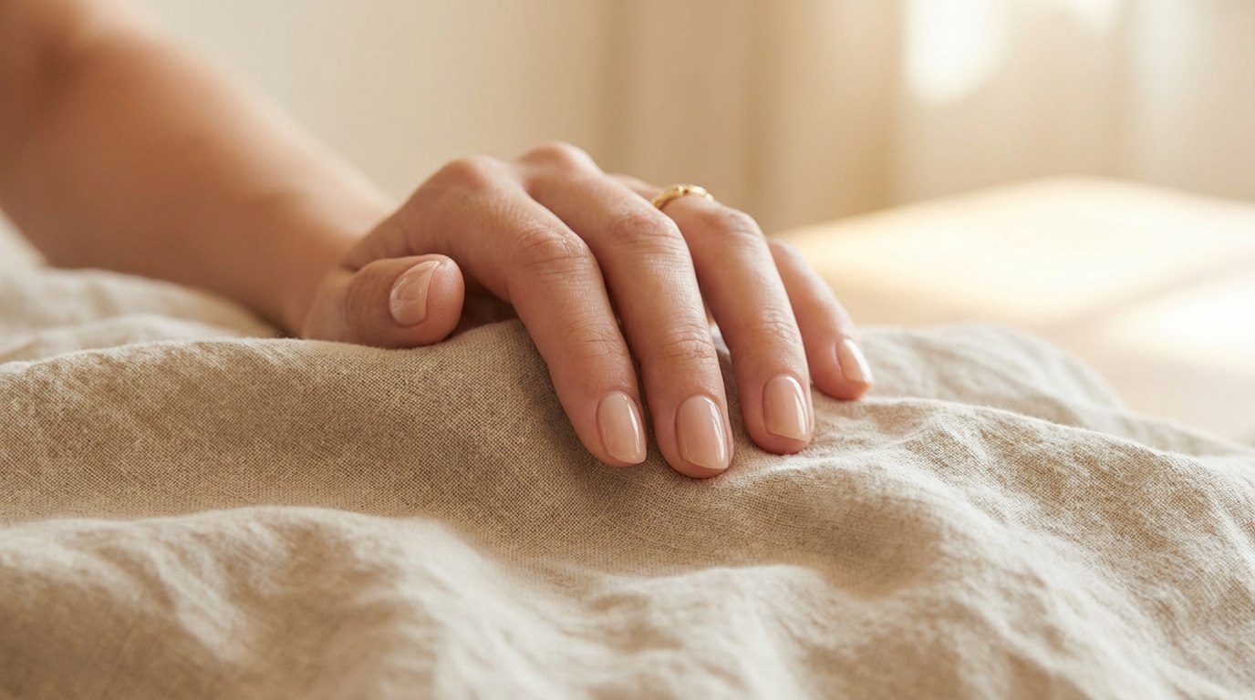 Press-On Nails for Short Nail Beds - Short nude press-on nails exemplify the clean-girl aesthetic perfect for petite nail beds.