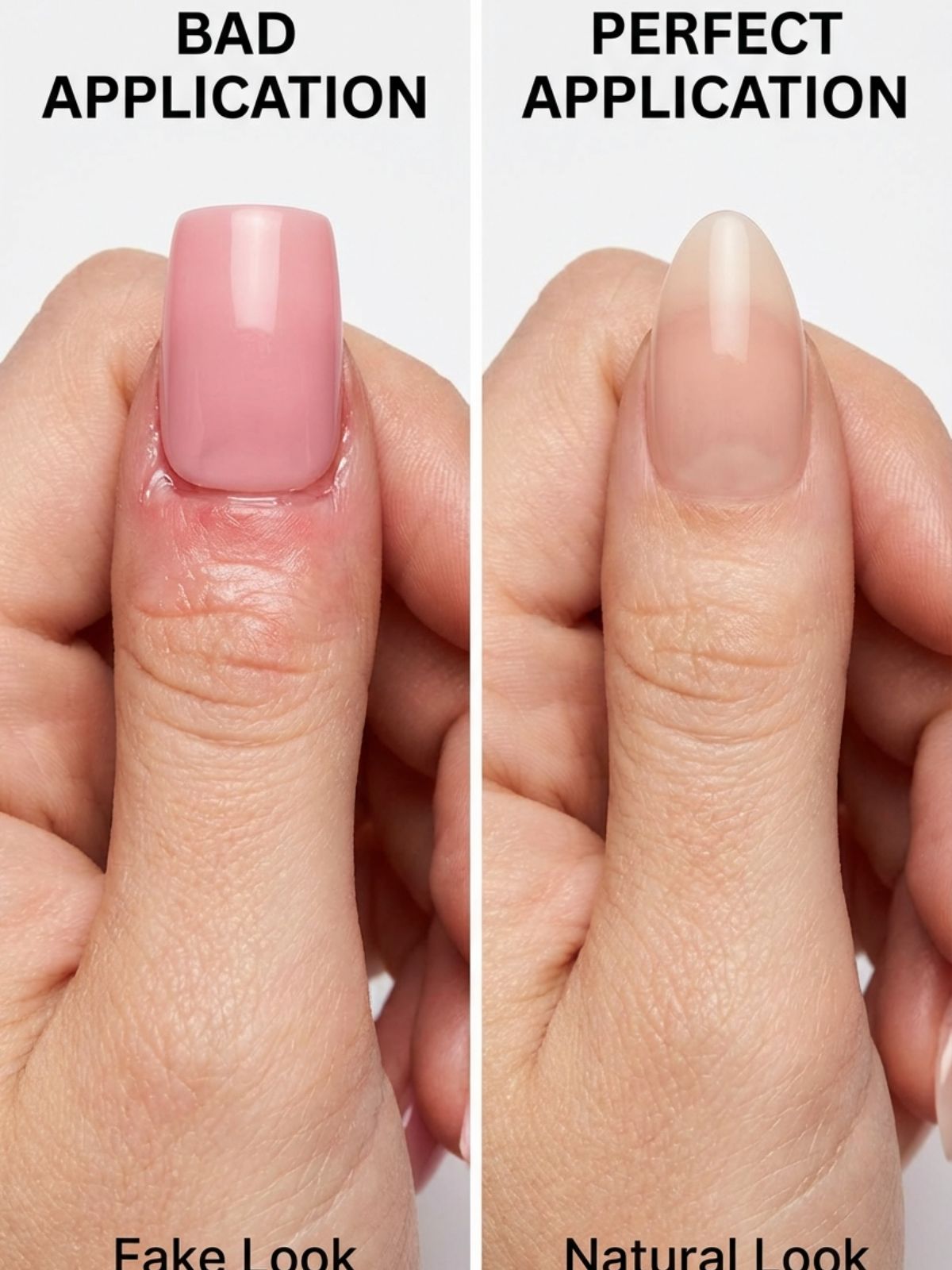 Press-On Nails for First-Time Users - Avoiding flooded cuticles and bulky ridges is the key to a believable, salon-quality finish.