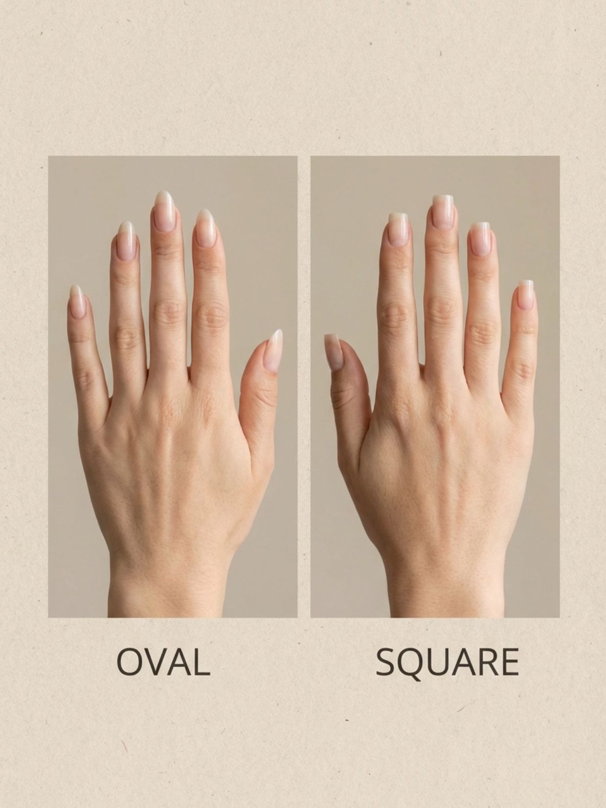 Press-On Nails That Don&rsquo;t Damage Nails - Choosing the right shape, like a soft oval or squoval, enhances the natural appearance of the nail.