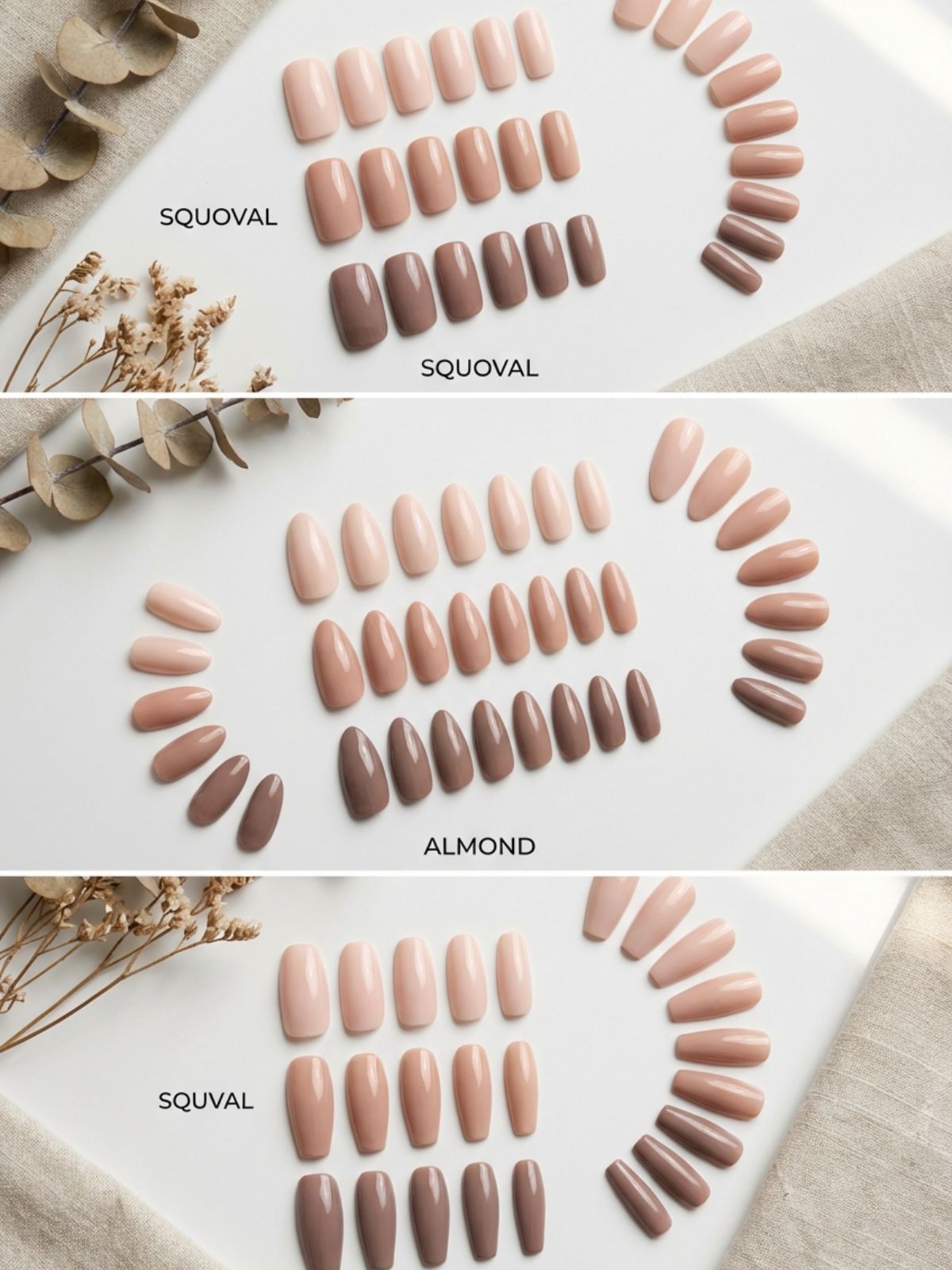 Are Press-On Nails Safe for Natural Nails - Choosing the right shape is key to a believable, natural aesthetic.