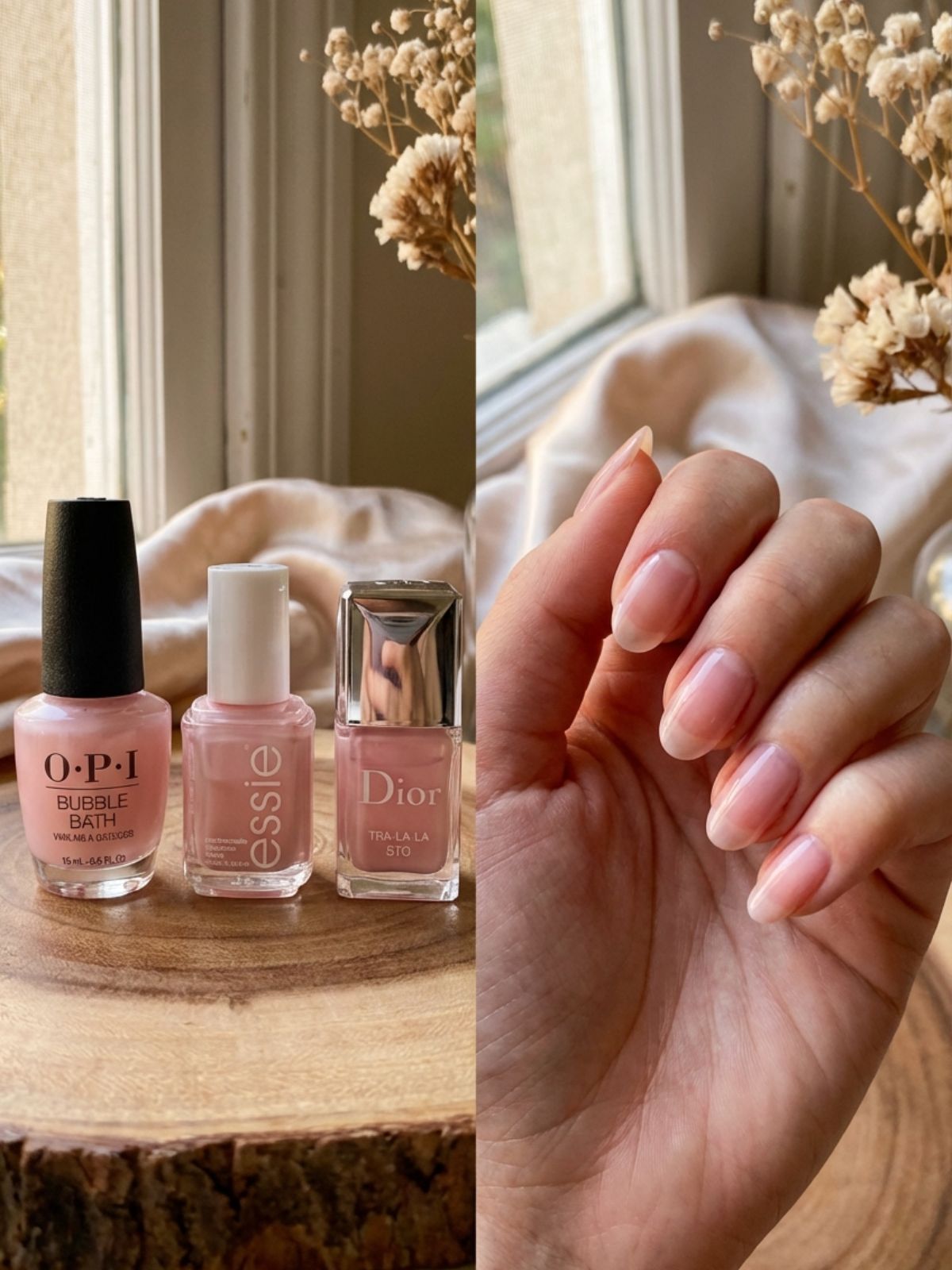 Minimal Nails That Look Like Gel - A sheer pink wash enhances your natural nail color for a polished vibe.