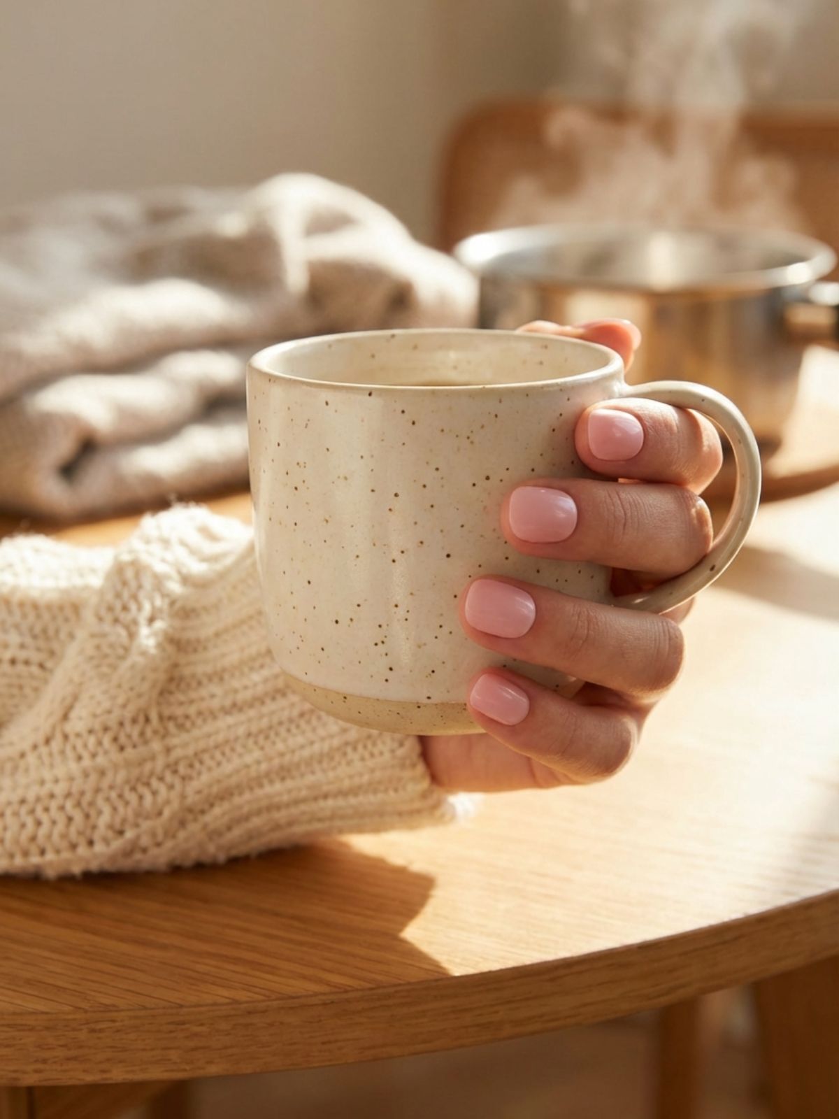 Best Press-On Nails for Office - Short round shapes are practical for daily tasks while maintaining a polished appearance.