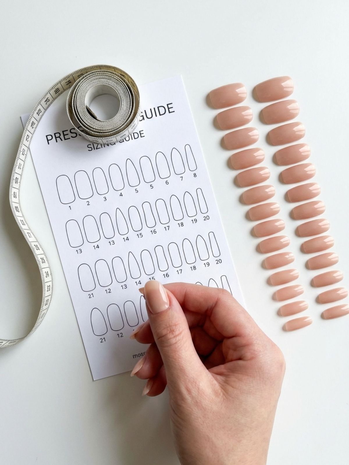 Press-On Nails for Short Nail Beds - Measuring your nail bed width is crucial for finding the perfect, natural-looking fit.