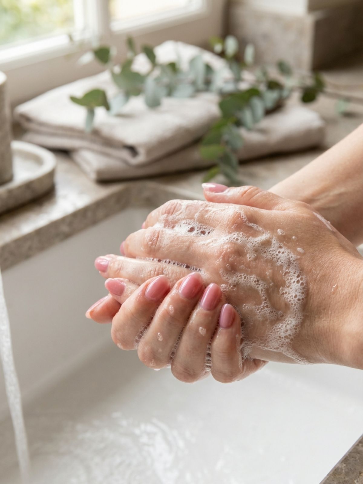 soap-nails-trend-sheer-pink Minimal Nails Without Extensions - The trending 'Soap Nail' aesthetic gives a fresh-out-of-the-bath clean look.