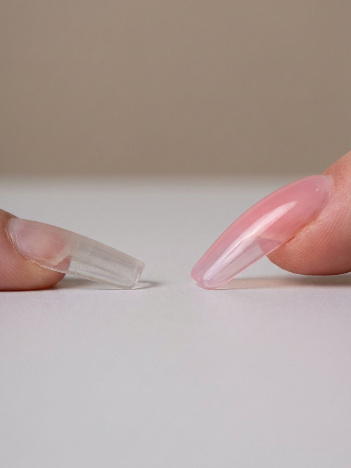 Soft Gel vs Plastic Press On Nails Affordable Minimal Press-On Nails - Choosing soft gel materials can provide a more comfortable, flexible fit than traditional plastic.