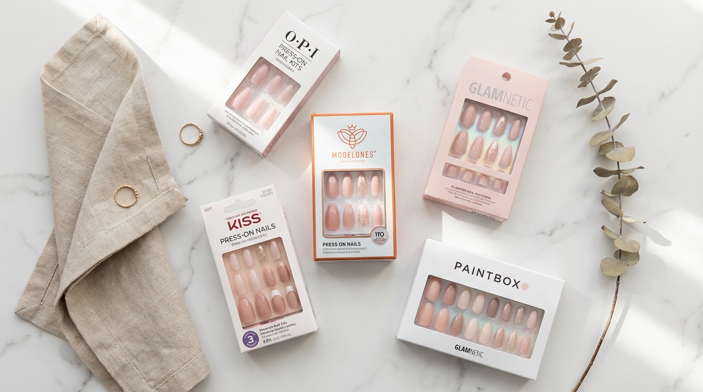 Best Press-On Nail Kits for Beginners - Our curated edit of the best press-on nail kits for beginners, featuring soft neutrals and easy application.