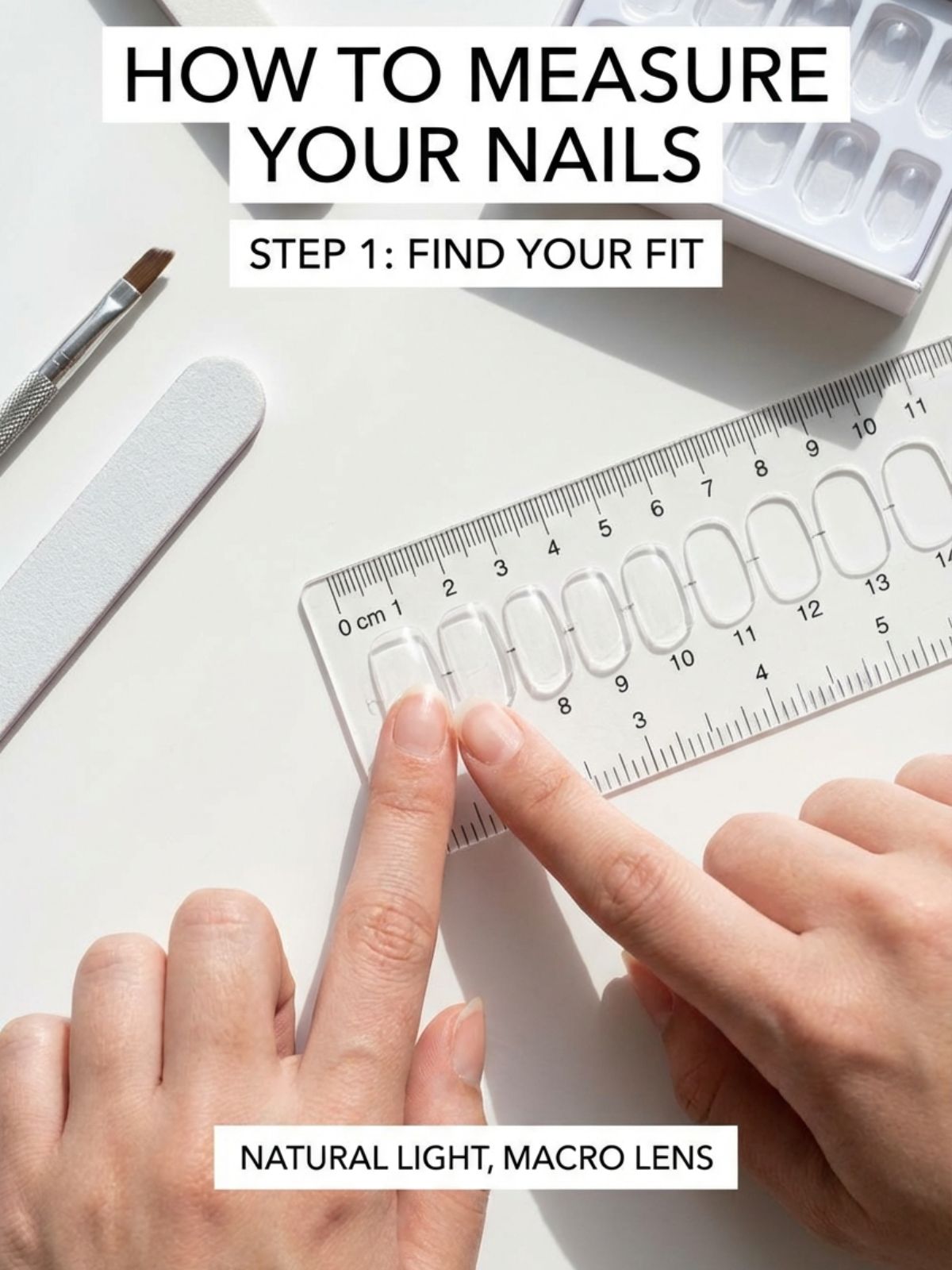 Best Minimal Press-On Nails for Winter - Measuring your nail bed ensures a custom, salon-quality fit.