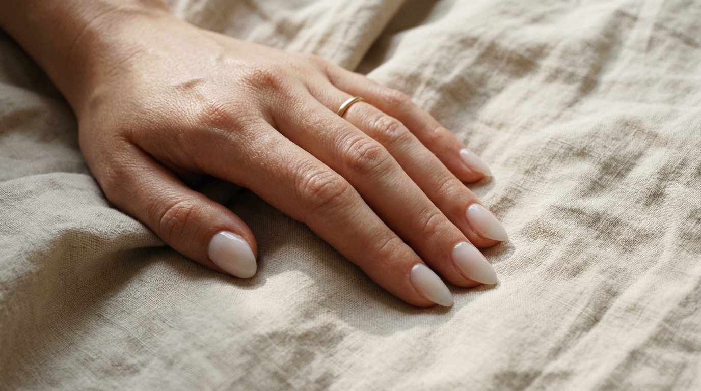 Best Minimal Press-On Nails Under $15 - Achieve the clean-girl aesthetic with sheer, milky press-ons that mimic a high-end gel manicure.