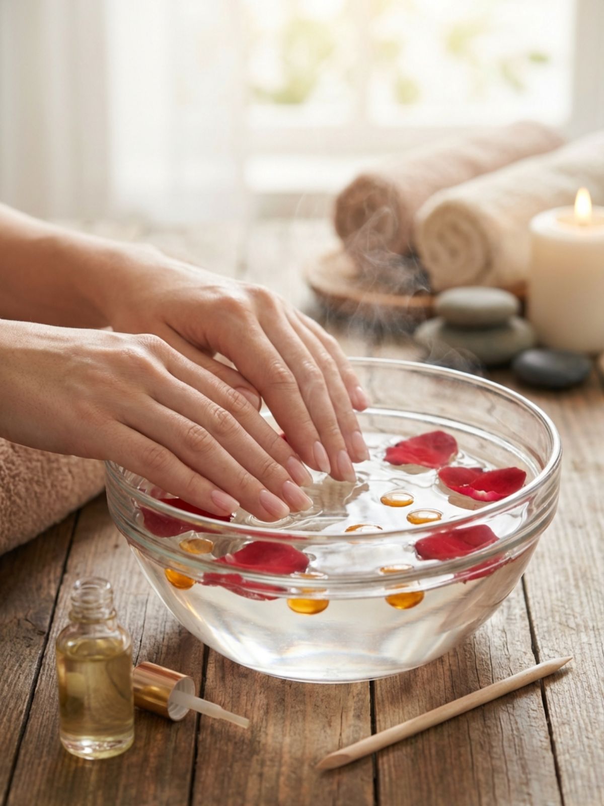 Best Minimal Press-On Nails for Fall - Gentle oil soaks ensure your natural nails stay healthy during removal.